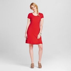 Lettuce Trim Shift Dress